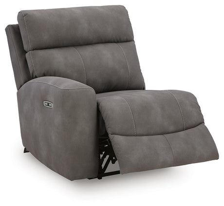 Next-Gen Durapella Slate 5-Piece Power Reclining Sectional - image 8