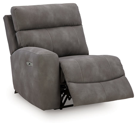 Next-Gen Durapella sectional power reclining open angle