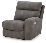 Next-Gen DuraPella 5-Piece Power Reclining Sectional sofa, front angle view