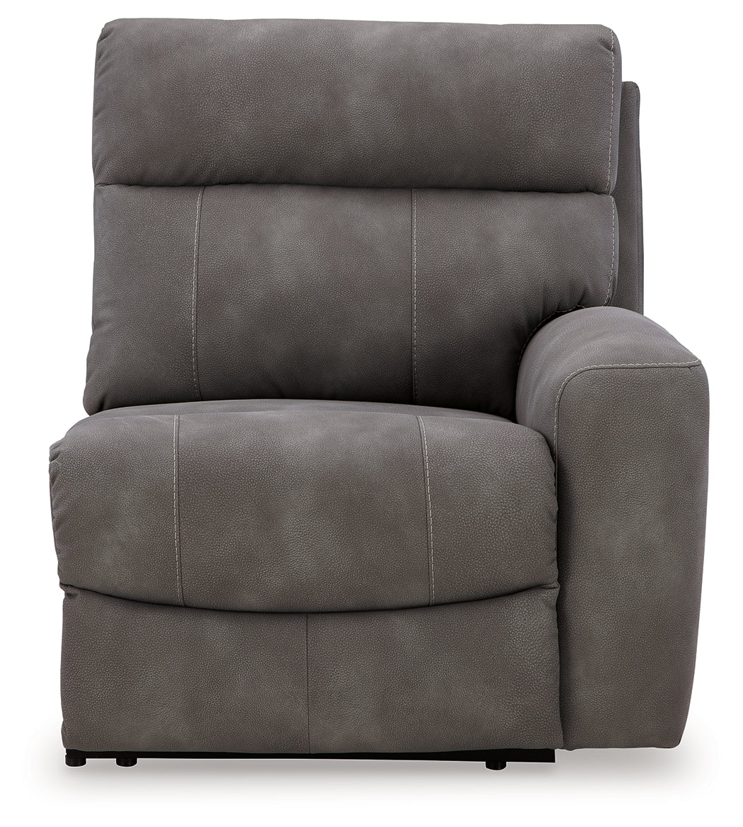 Next-Gen DuraPella Slate 4-piece power reclining sectional