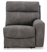 Next-Gen Durapella Slate Microfiber 5-Piece Power Reclining Sectional - image 17