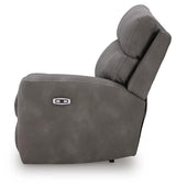 Next-Gen Durapella Slate Microfiber 4-Piece Power Reclining Sectional - image 16