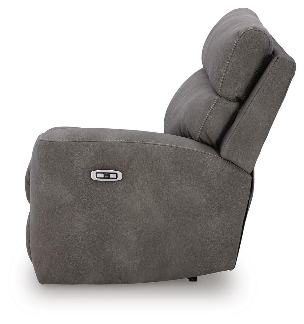 Next-Gen Durapella Slate Microfiber 5-Piece Power Reclining Sectional - image 21