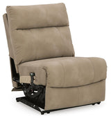Next-Gen Durapella sectional recliner open position