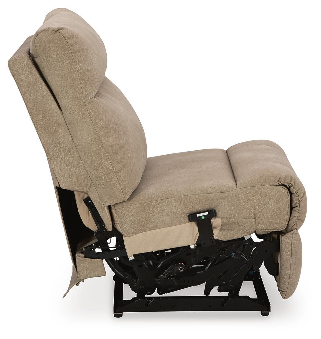 Next-Gen Durapella Sand 4-Piece Power Reclining Sectional view 6