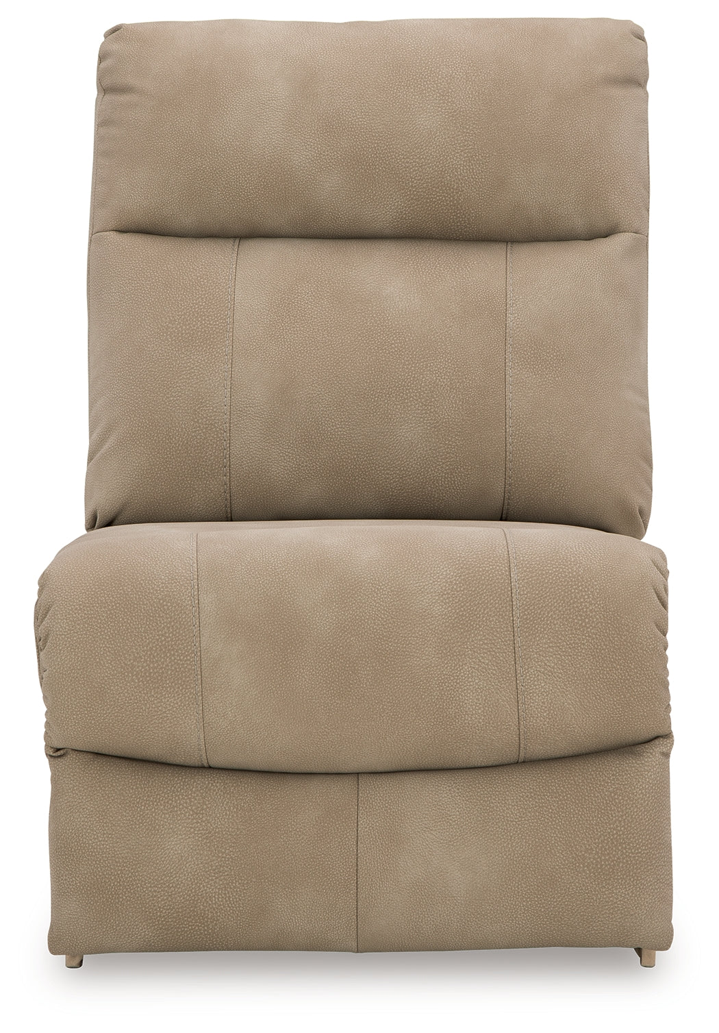 Power recliner head-on view