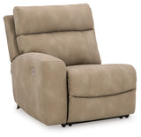 Adjustable headrest on power recliner