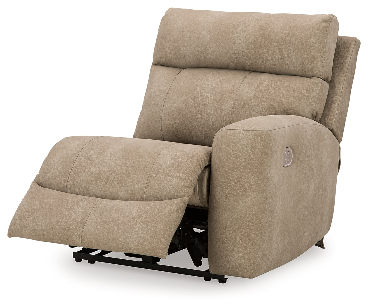 Rear view of sectional sofa
