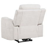 Console lift-top storage inside