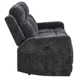 Kennett sofa reclining with footrest extended