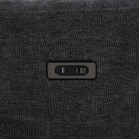 Seat and back cushion detail showing attached cushions