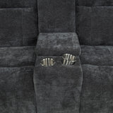 Fully reclined Kennett loveseat side profile