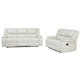 Camila reclining loveseat front