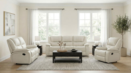 Camila reclining sofa side angle