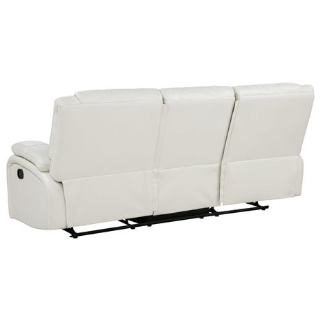 Camila sofa metal reclining mechanism detail