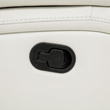 Camila Upholstered Motion Reclining Loveseat White
