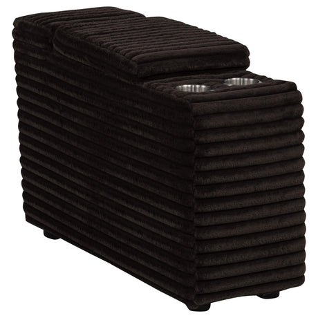 Collins sectional seat cushion and armrest detail
