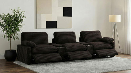 Side view of power reclining mechanism on Collins seating