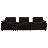 Top view of Collins 5-piece home theater seating