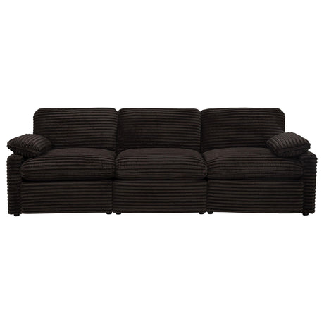 Power reclining lever on Collins sofa