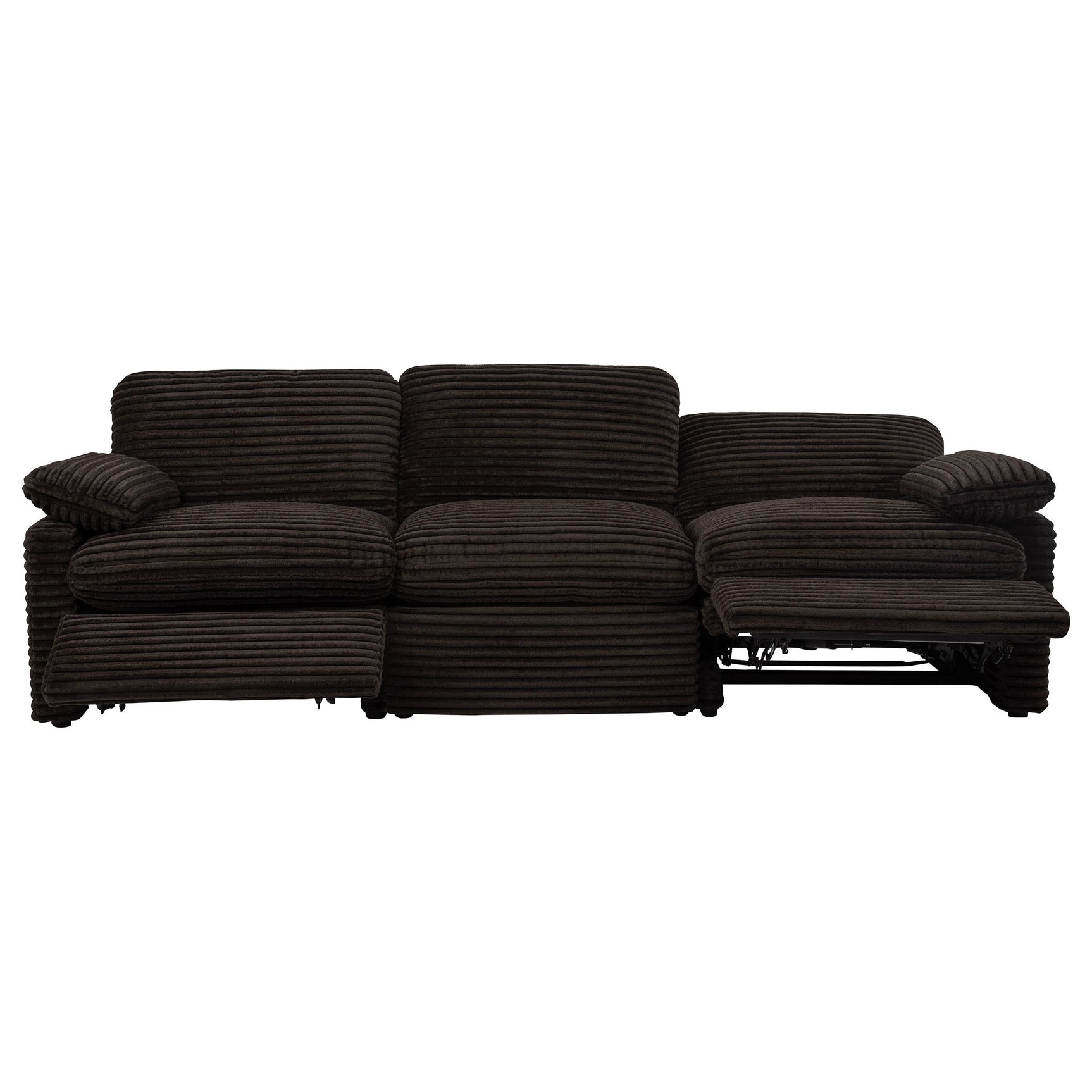 Back view of Collins modular power sofa