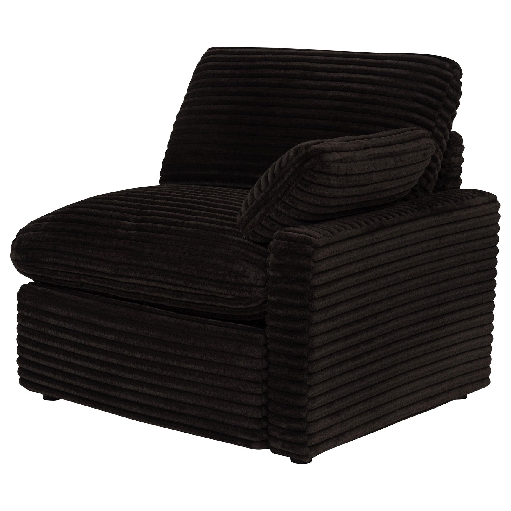Seat cushion close-up showing foam padding