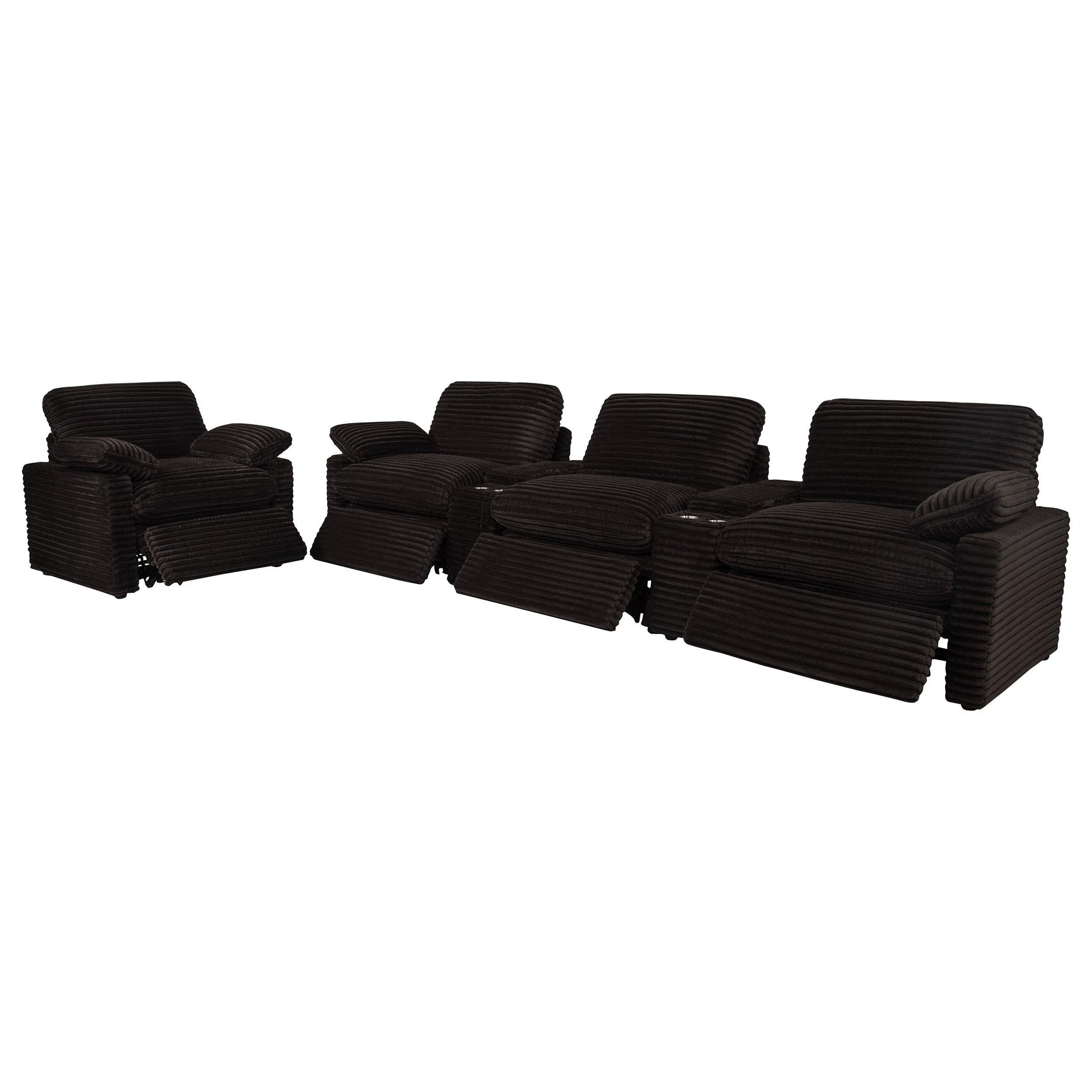 Overall dimensions diagram of Collins recliner