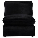 Collins modular armless chair close-up of seat cushions