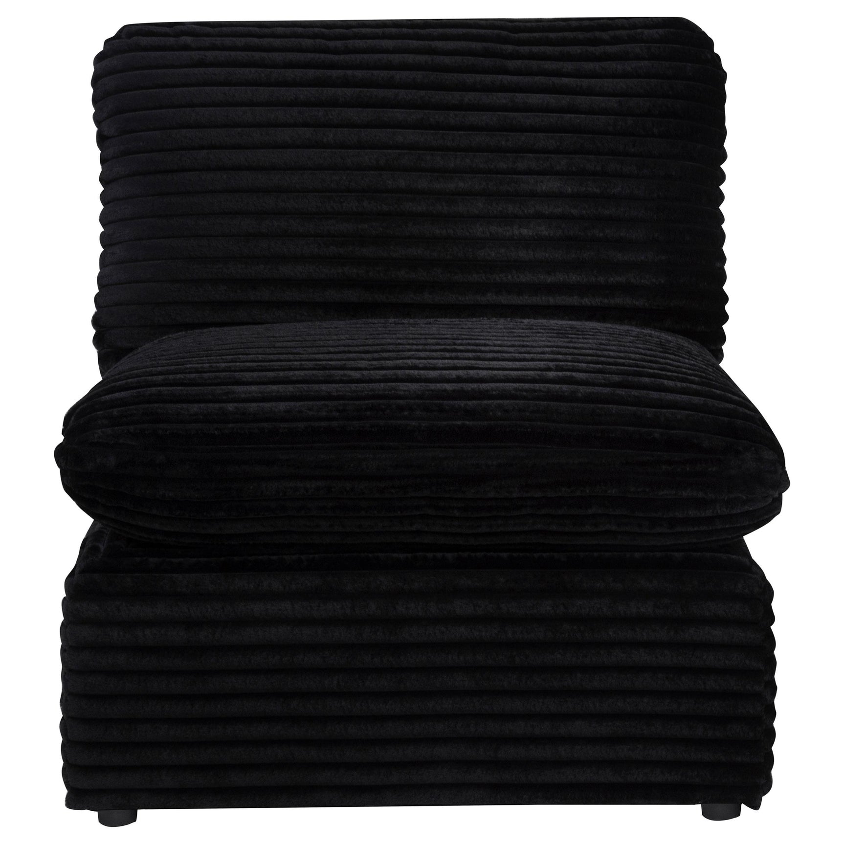 Collins modular armless chair close-up of seat cushions