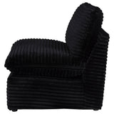 Back view of Collins modular armless chair