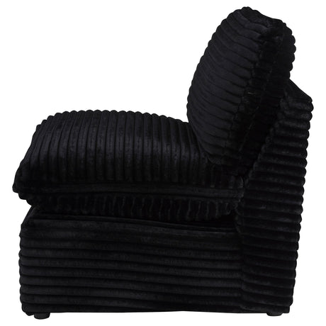 Back view of Collins modular armless chair