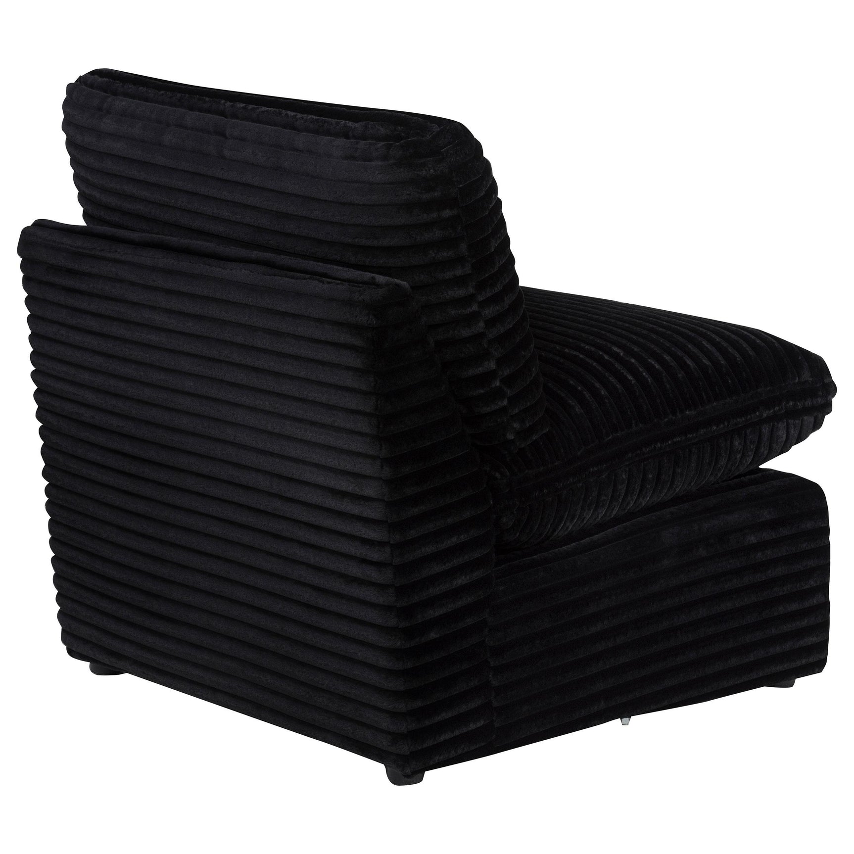 Top view of Collins modular armless chair seat