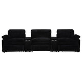 Back view of Collins 5-piece home theater seating set