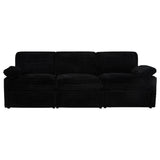 Close-up of fabric upholstery on Collins Modular Sofa