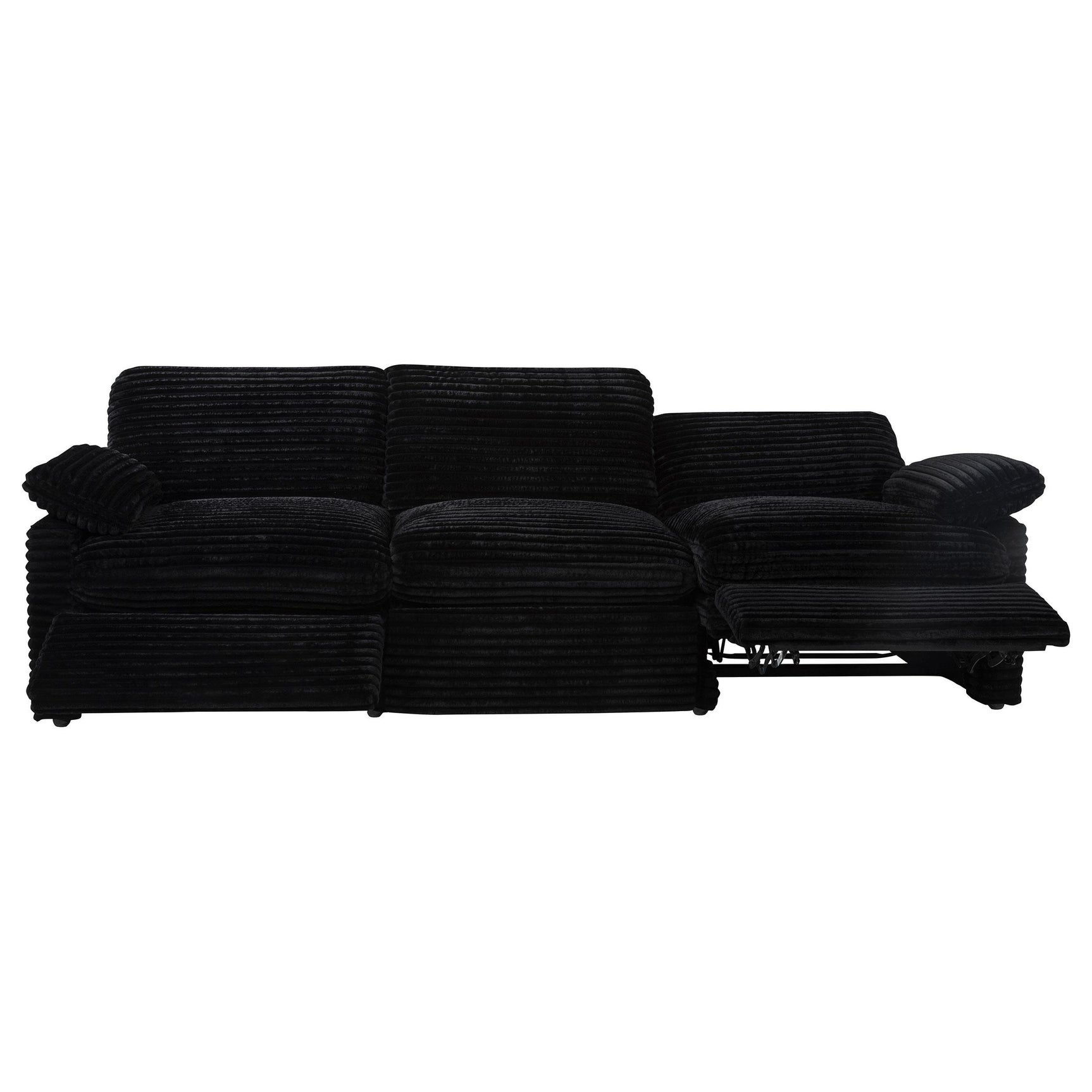 Power reclining control on Collins Modular Sofa