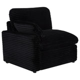 Back angle of Collins Modular Power Reclining Loveseat