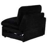 Collins Loveseat showing power recline control
