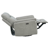 Adler recliner swiveled to side