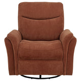 Seat cushion with attached upholstery on Adler recliner