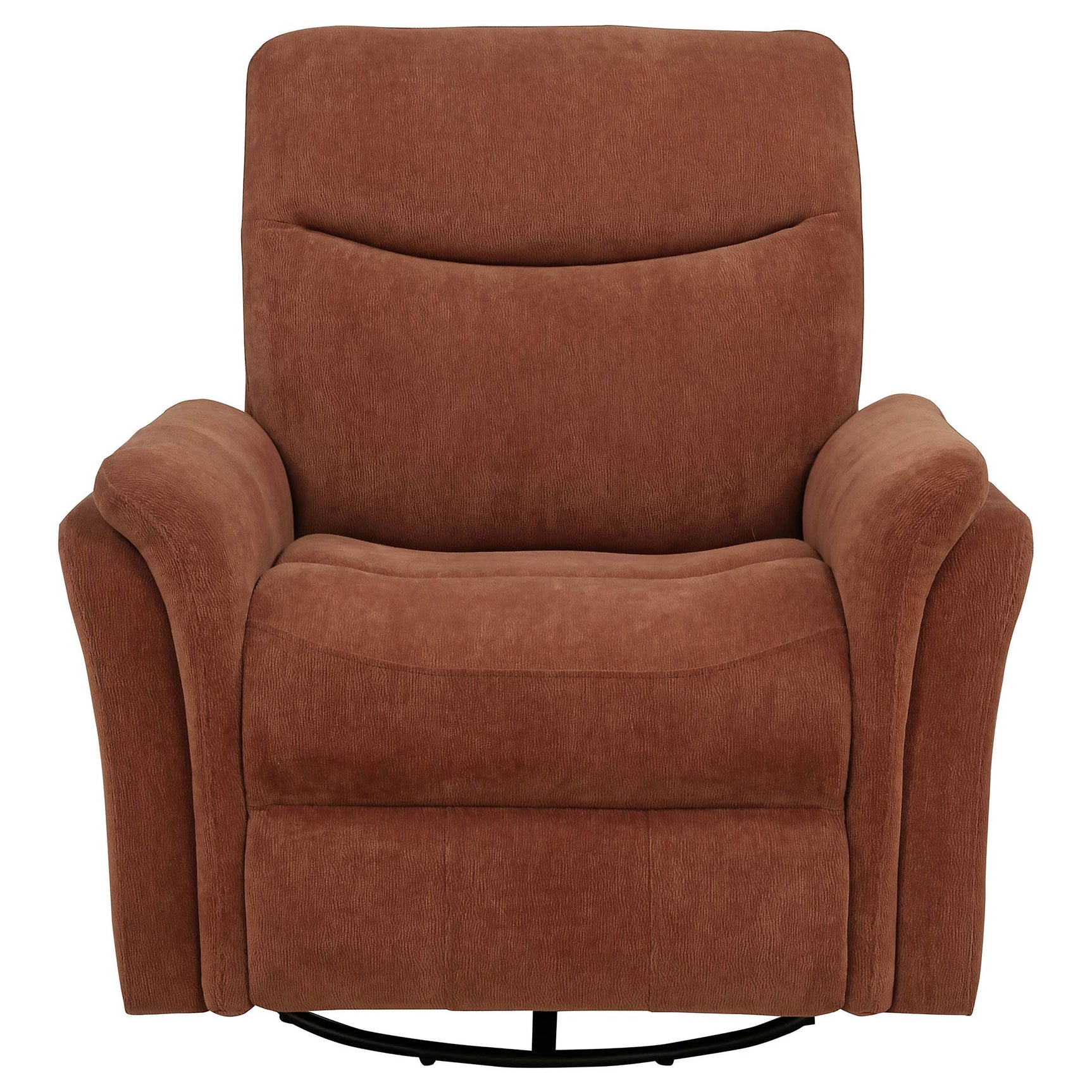 Seat cushion with attached upholstery on Adler recliner