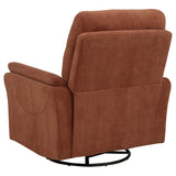 Swivel base and glide mechanism under Adler recliner