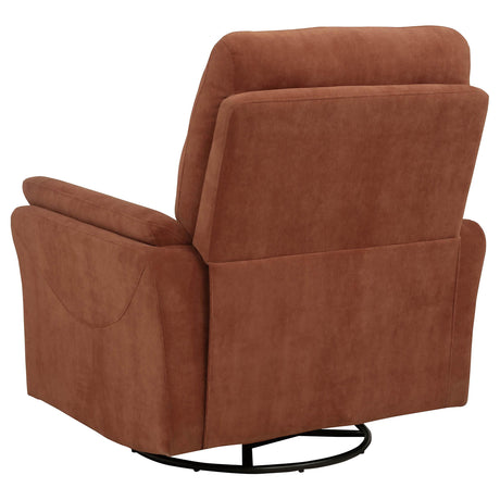 Swivel base and glide mechanism under Adler recliner
