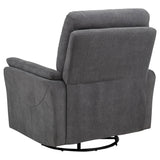 Armrest view with plush cushioning