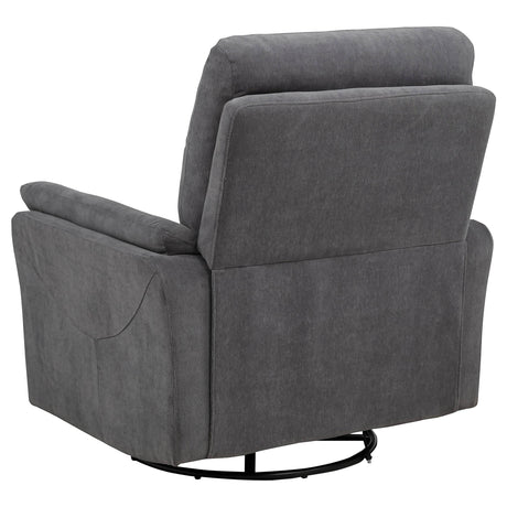 Armrest view with plush cushioning