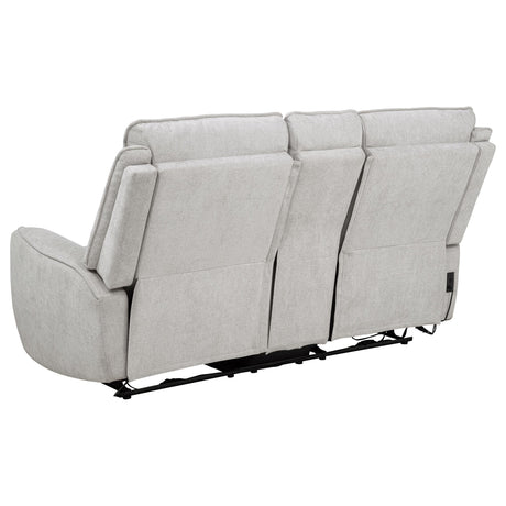 Metal frame structure under sofa cushion