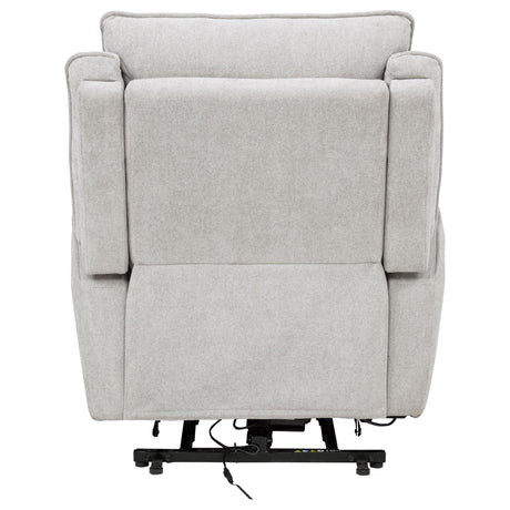 Recliner with headrest adjustment