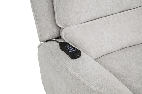 Sinuous spring seat support under recliner