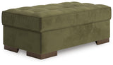 Caspian-Town oversized ottoman head-on view