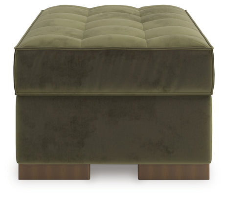 Top view of Caspian-Town oversized accent ottoman
