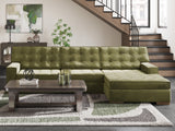 Alternate main view of Caspian-Town Olive sectional